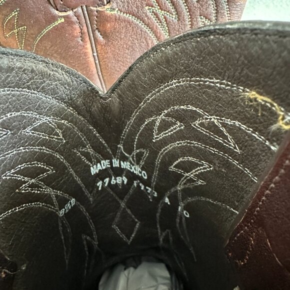 Frye Women's Billy Pull On Cowgirl Boot, Brown, Size 8.5 - Picture 12 of 16